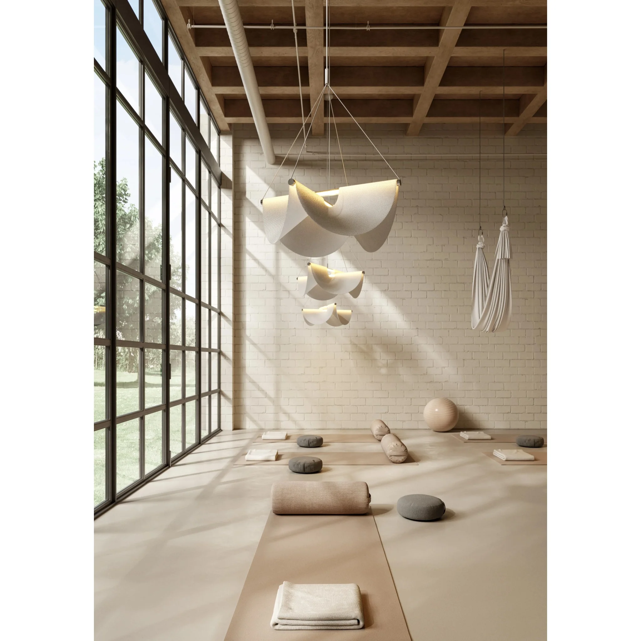 DRAPE LIGHT SUSPENSION LED LAMP (MULTIPLE SIZES) - Image 7