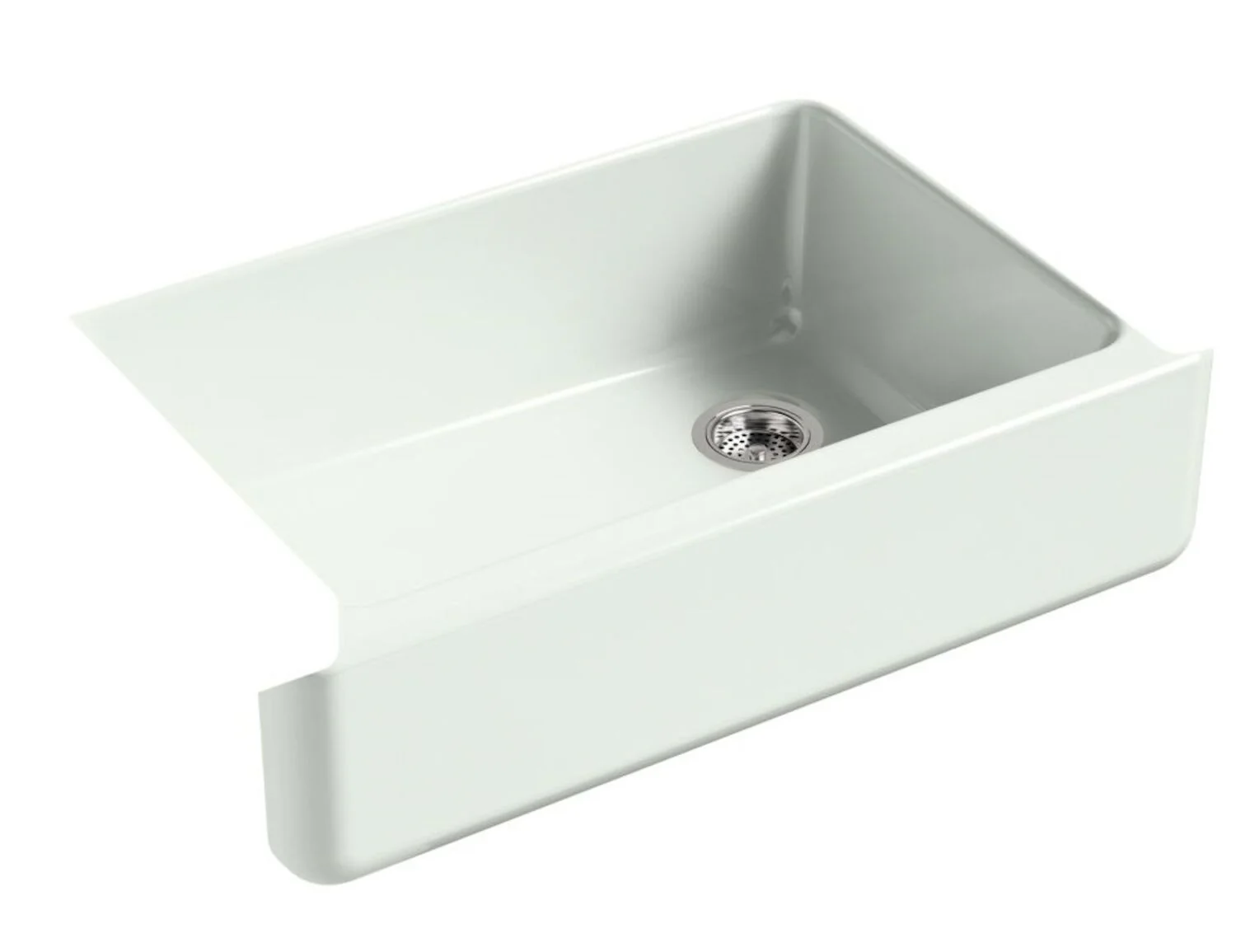 WHITEHAVEN® SELF-TRIMMING® 32-11/16 X 21-9/16 X 9-5/8 INCHES UNDER-MOUNT SINGLE-BOWL SINK WITH TALL APRON - Image 4